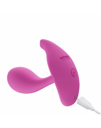 Oly 2 Vibromasseur à pression et application controlable avec le voix Rose