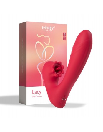 Lacy - Vibromasseur point G avec langue