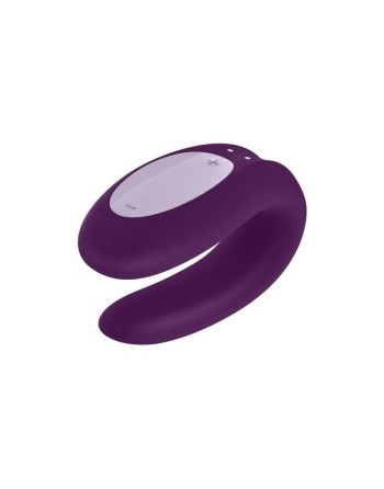 Stimulateur connecté pour couple Satisfyer Double Joy - Violet