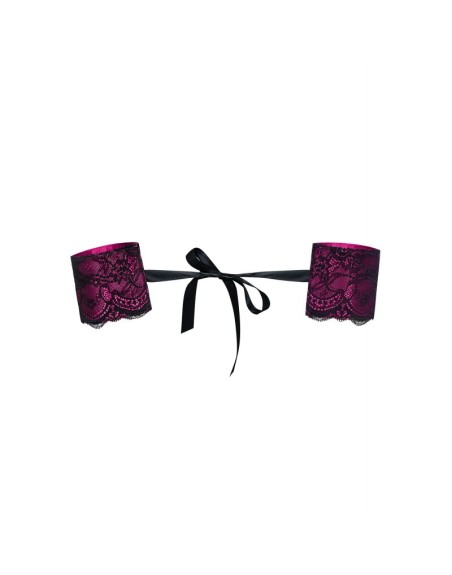 Roseberry Menottes - Noir et Fuchsia