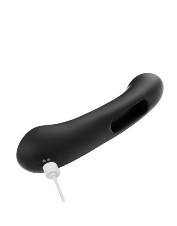 Tempo vibromasseur G-spot avec capteurs de pression et application Noir