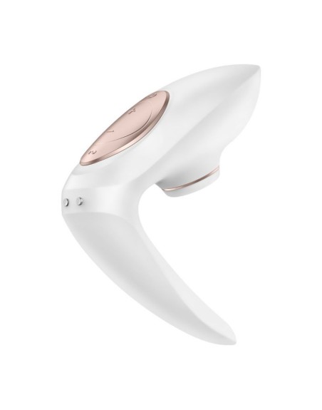 Satisfyer Pro 4 Couples - Blanc et Or rose