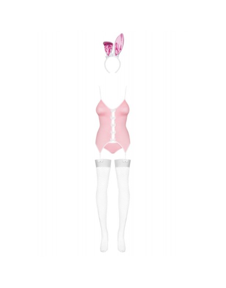 Bunny suit Costume Lapin 4 pcs rose